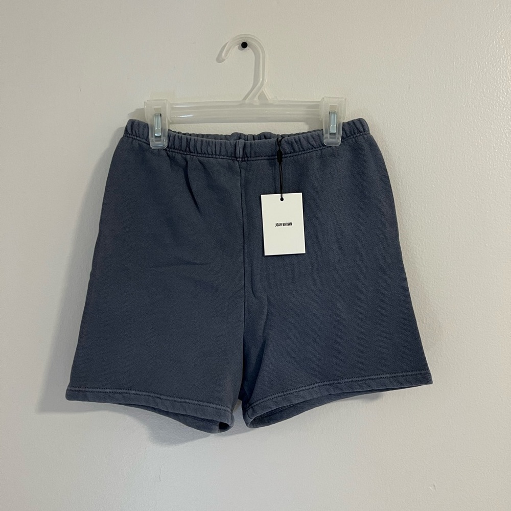 Joah brown fitted sweat short